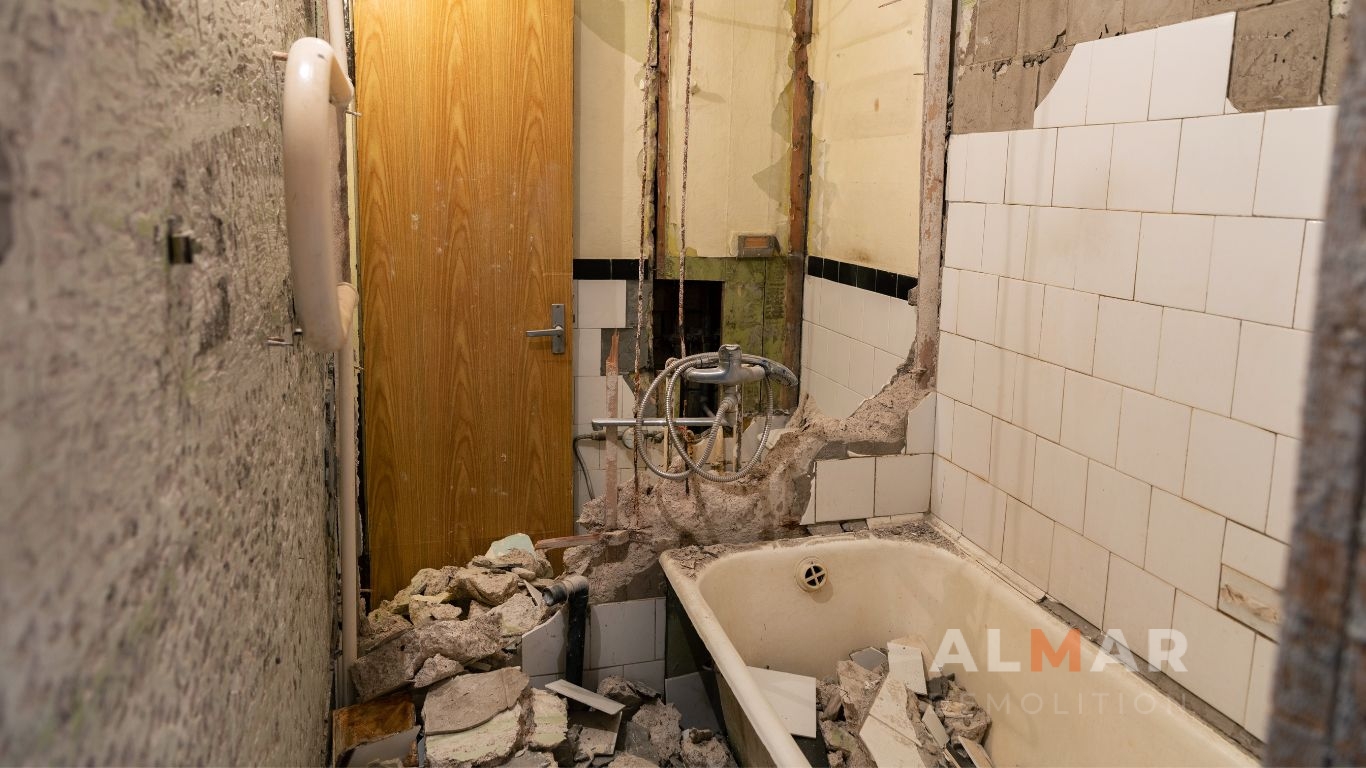 bathroom demolition services in toronto and gta