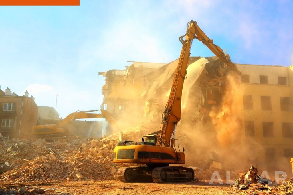 how to protect against dust during a demolition