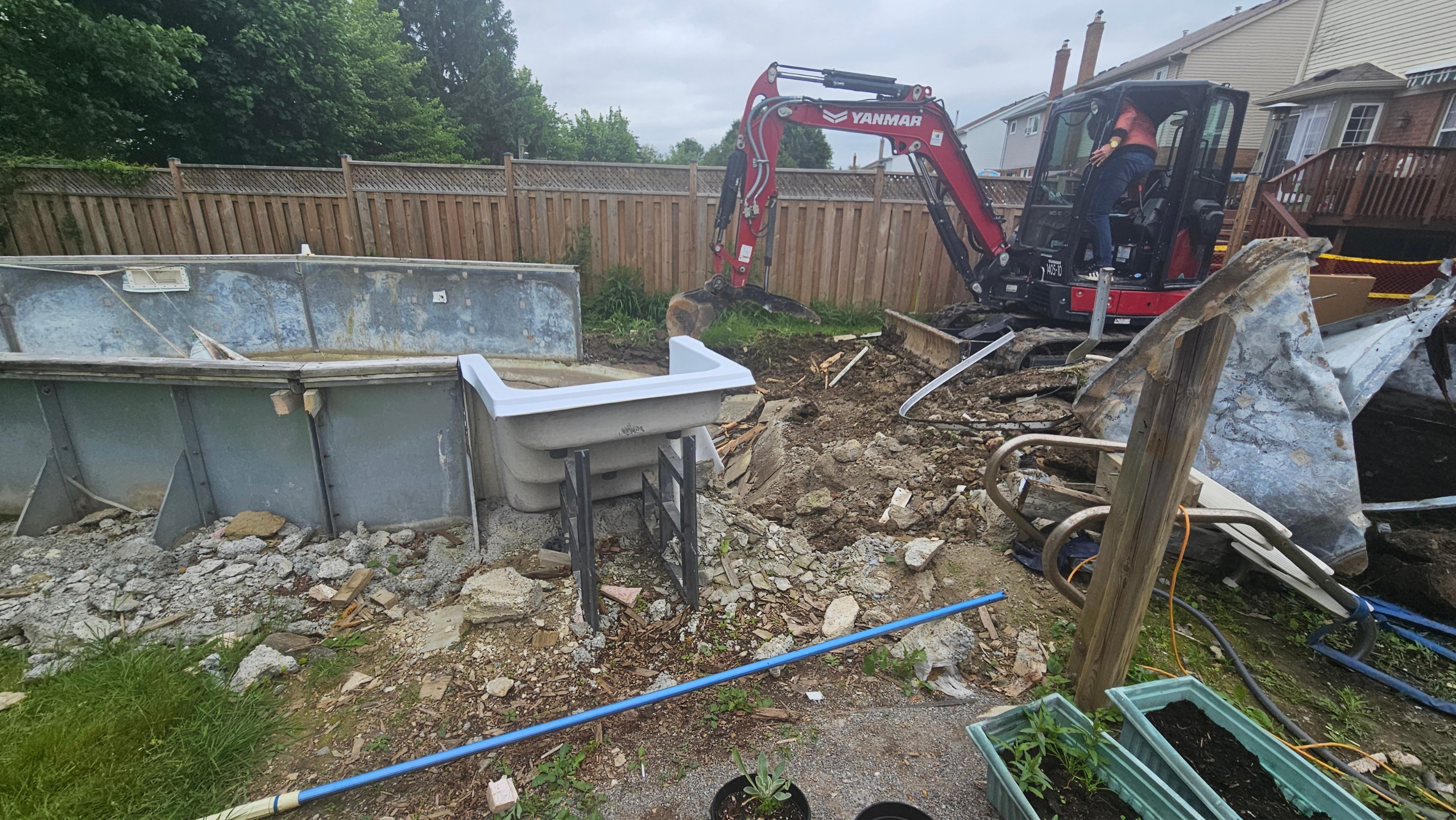 pool and glass demolition toronto