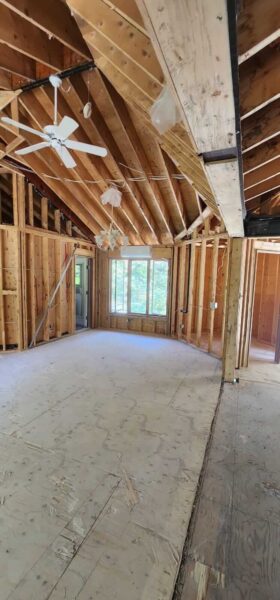 demolishing a richmond hill home interior