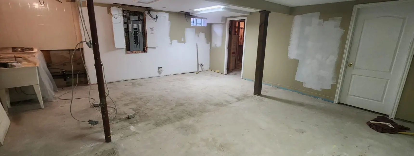 concrete basement removal