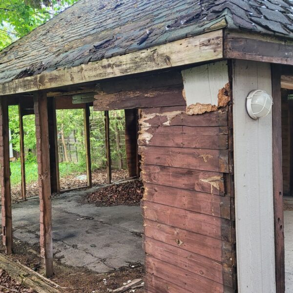 garage roof shingle removal process