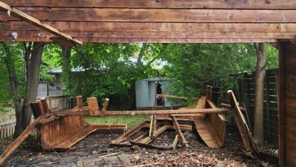 garage shed demo