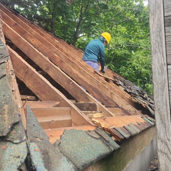 safe backyard structure demolition
